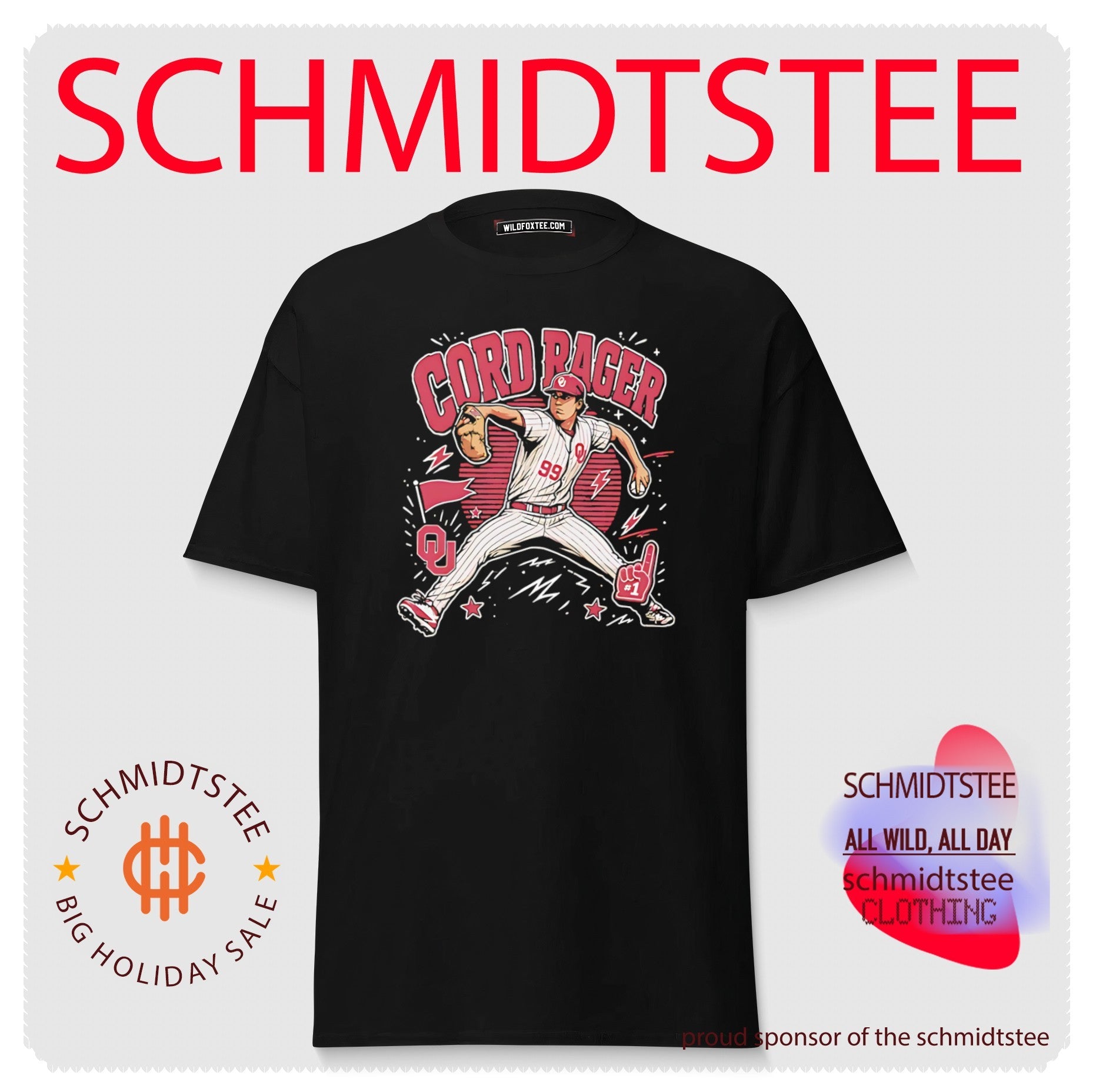 Oklahoma Sooners Cord Rager vintage shirt