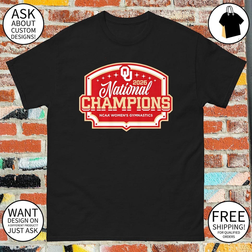 Oklahoma Women’s Gymnastics 2026 National Champions NCAA shirt