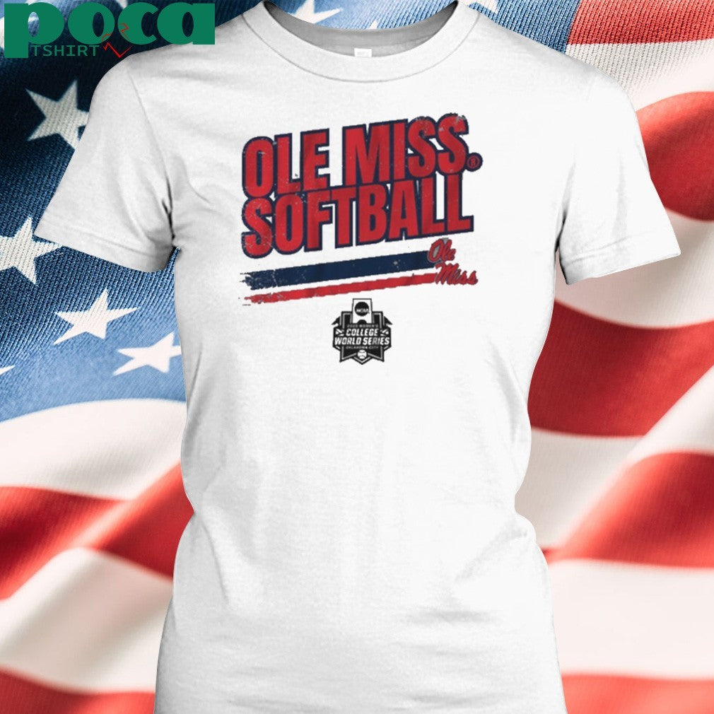 Ole Miss Softball Women’s College World Series Stripe shirt