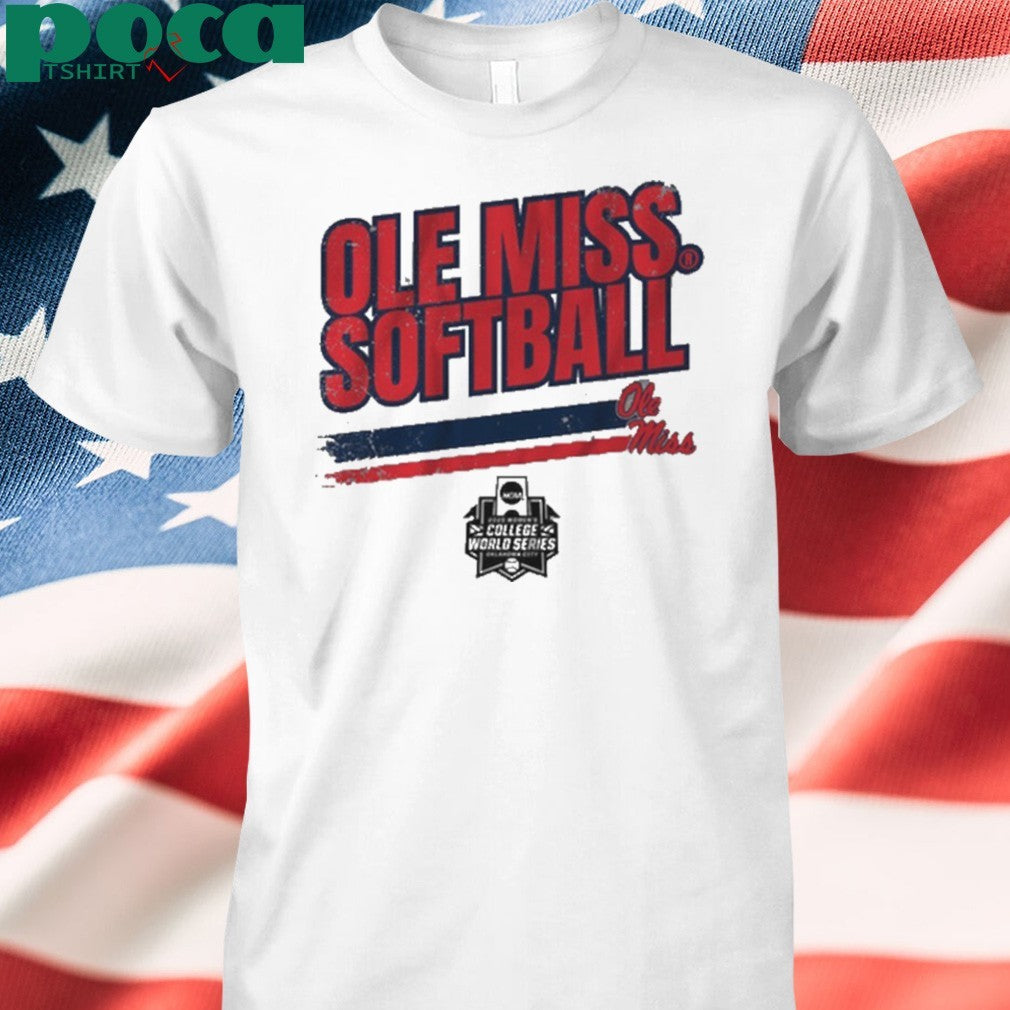 Ole Miss Softball Women’s College World Series Stripe shirt