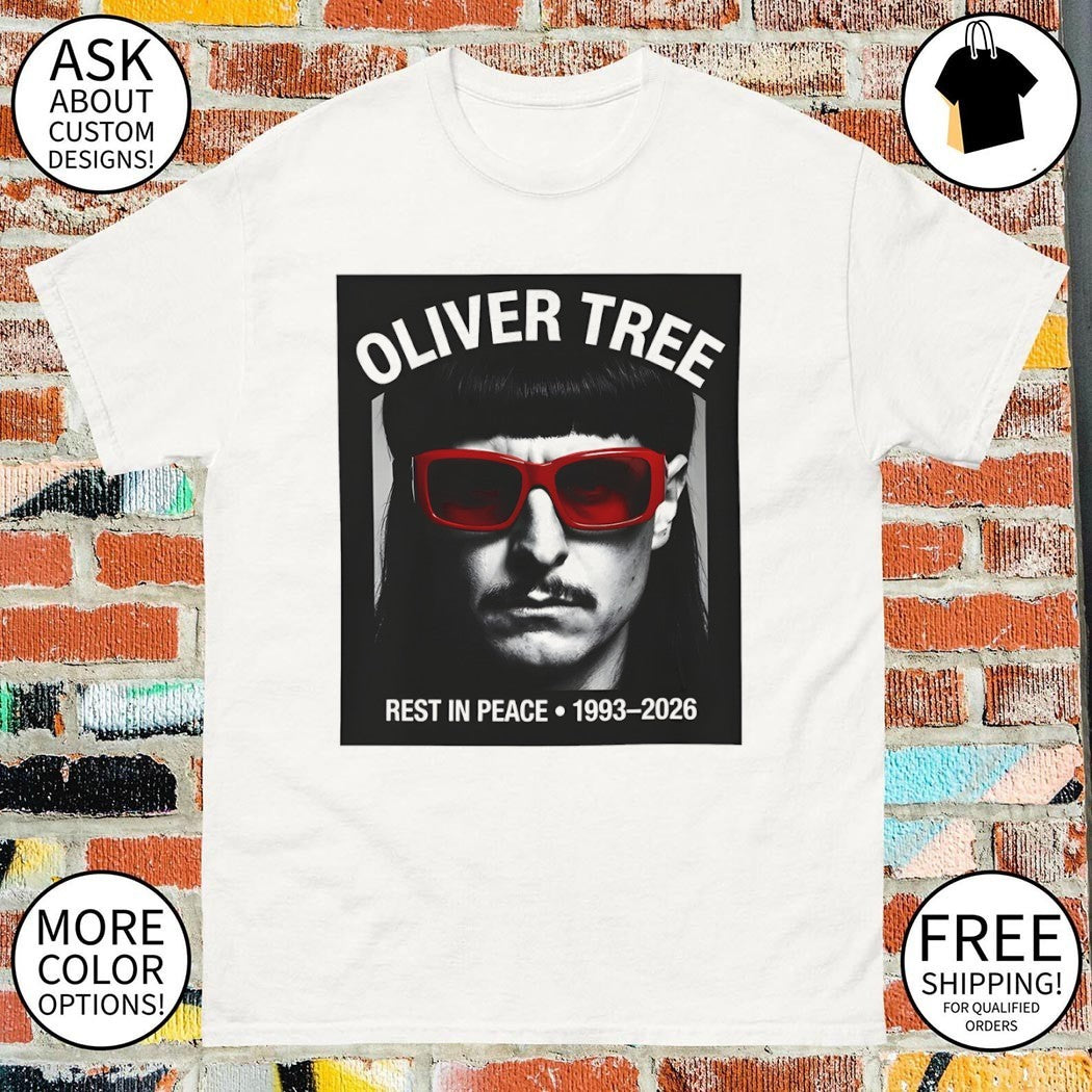 Oliver Tree Rest In Peace 1993 to 2026 Memorial shirt