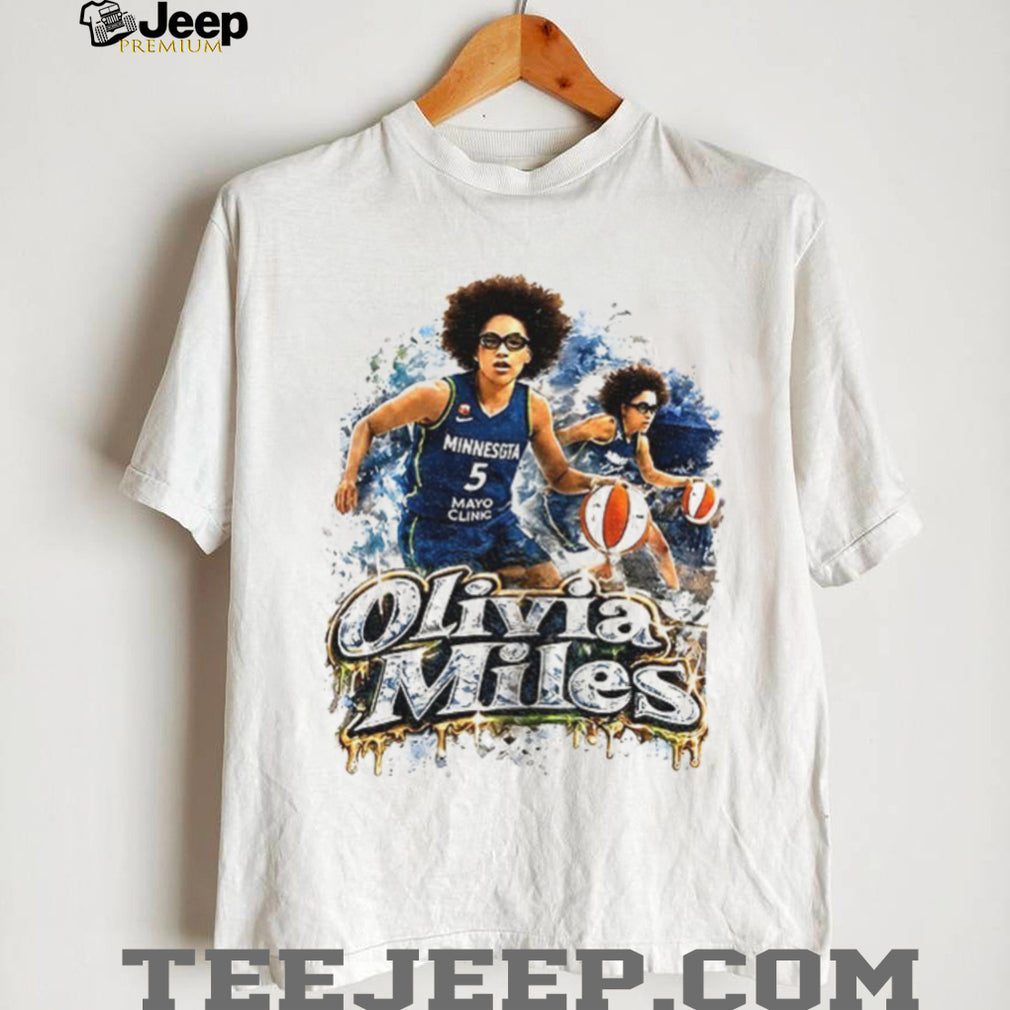 Olivia Miles Face Minnesota Basketball Graphic WNBA shirt