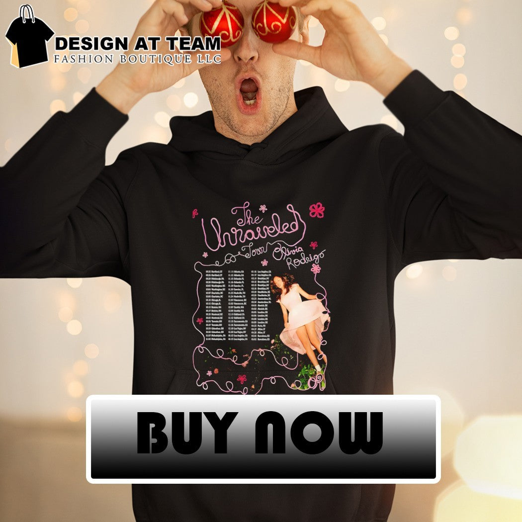 Olivia Rodrigo Unraveled Tour 2026 Poster shirt