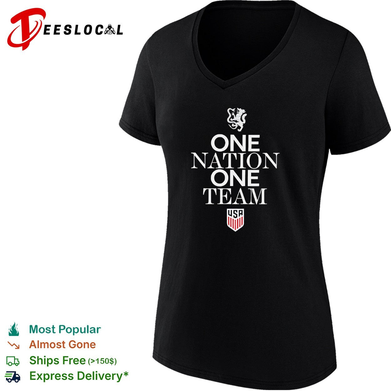 One Nation One Team USA Soccer shirt