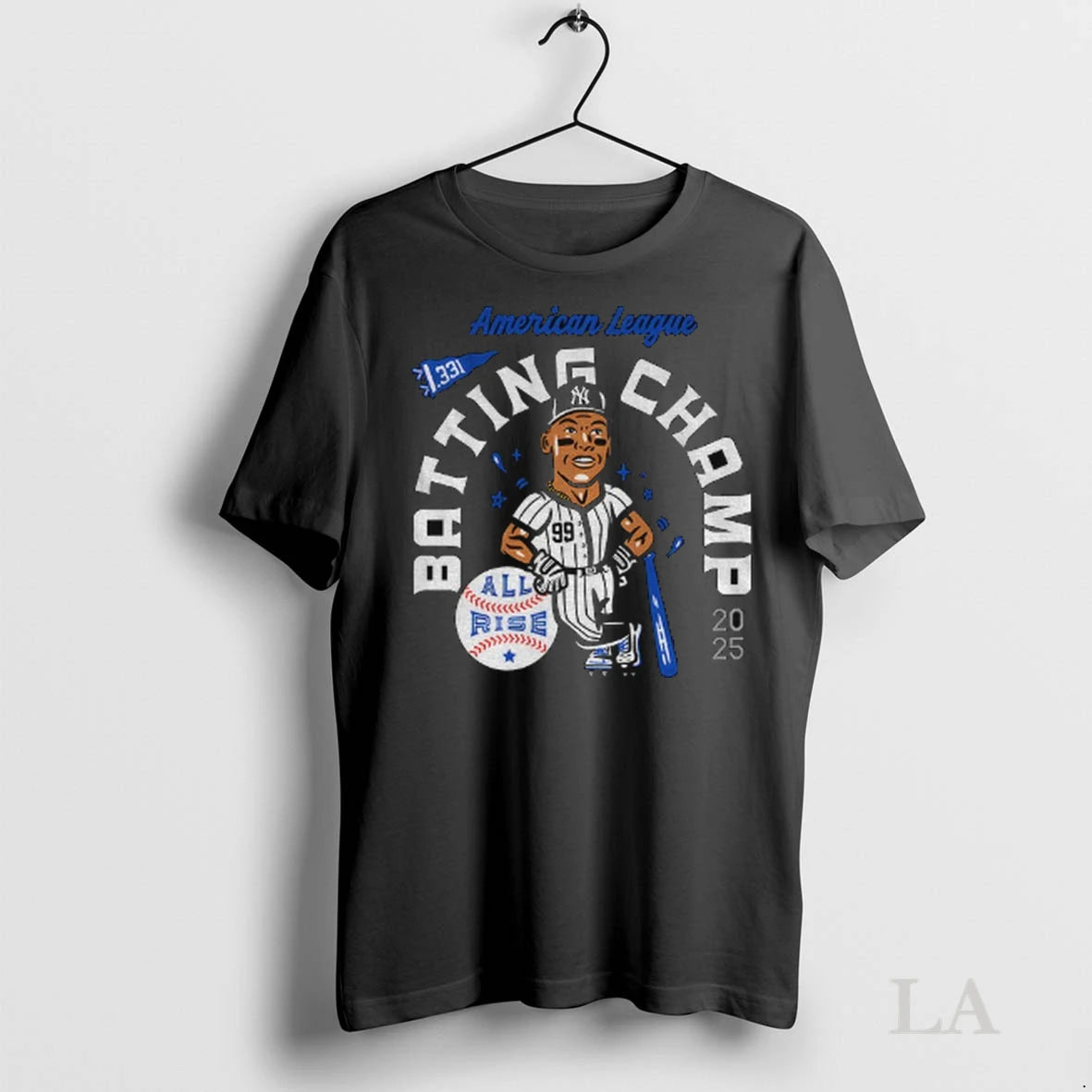 Original Aaron Judge New York Yankees Mlb Baseball American League Batting Champ 2025