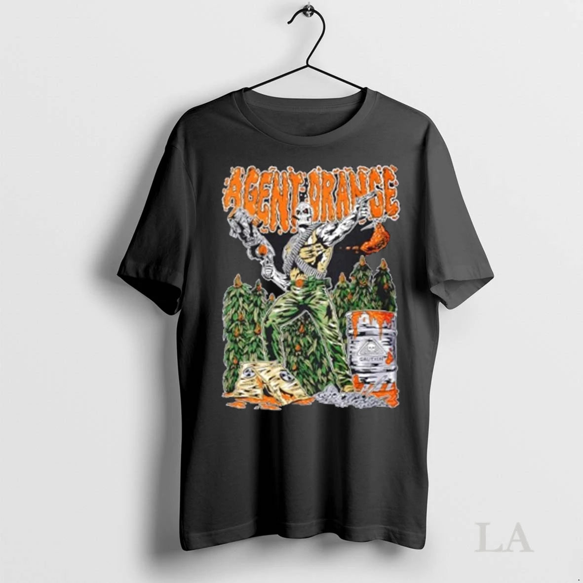 Original Agent Orange Kush Marijuana Strain Halloween Skeleton