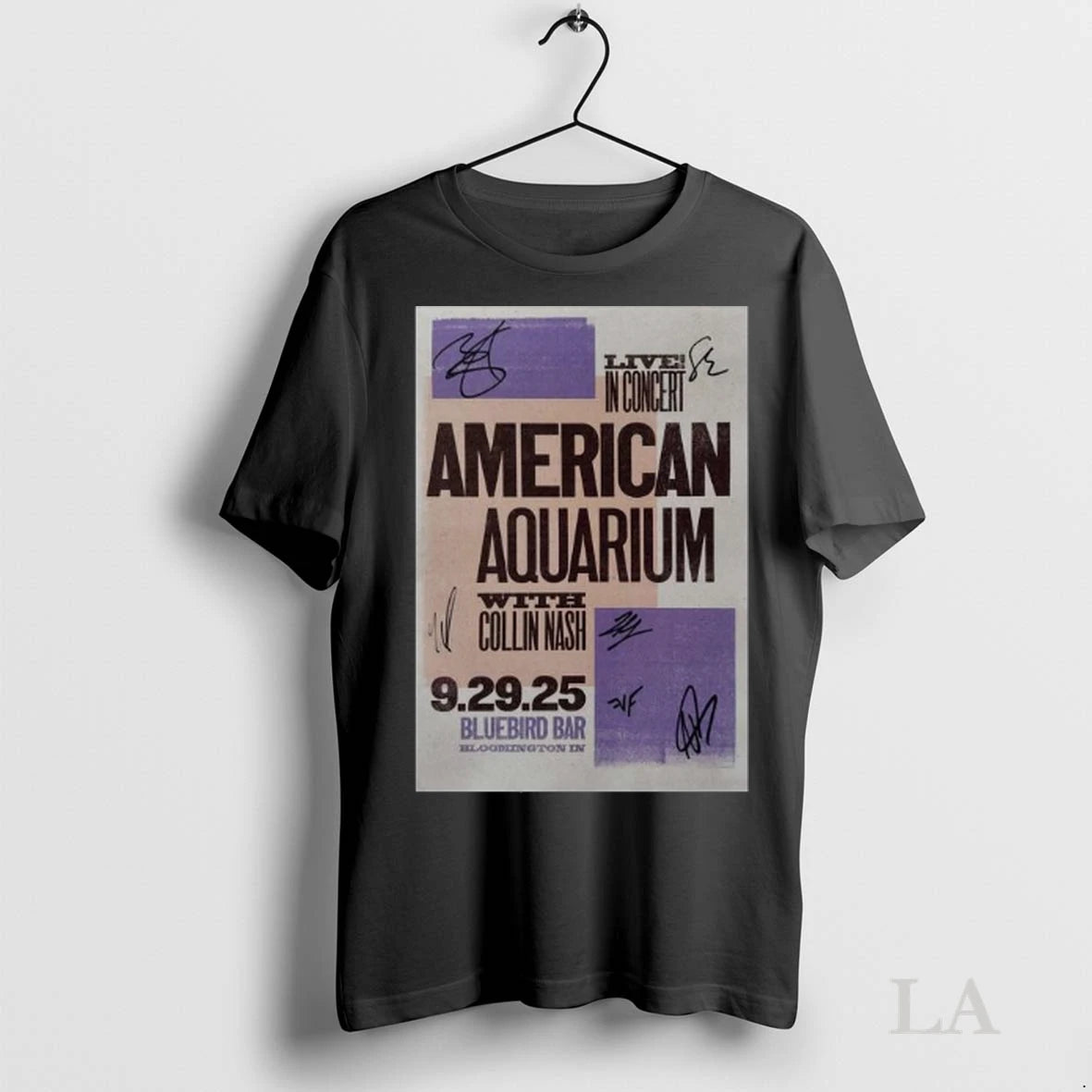Original American Aquarium Fall Tour September 29 2025 Bloomington In Long Sleve