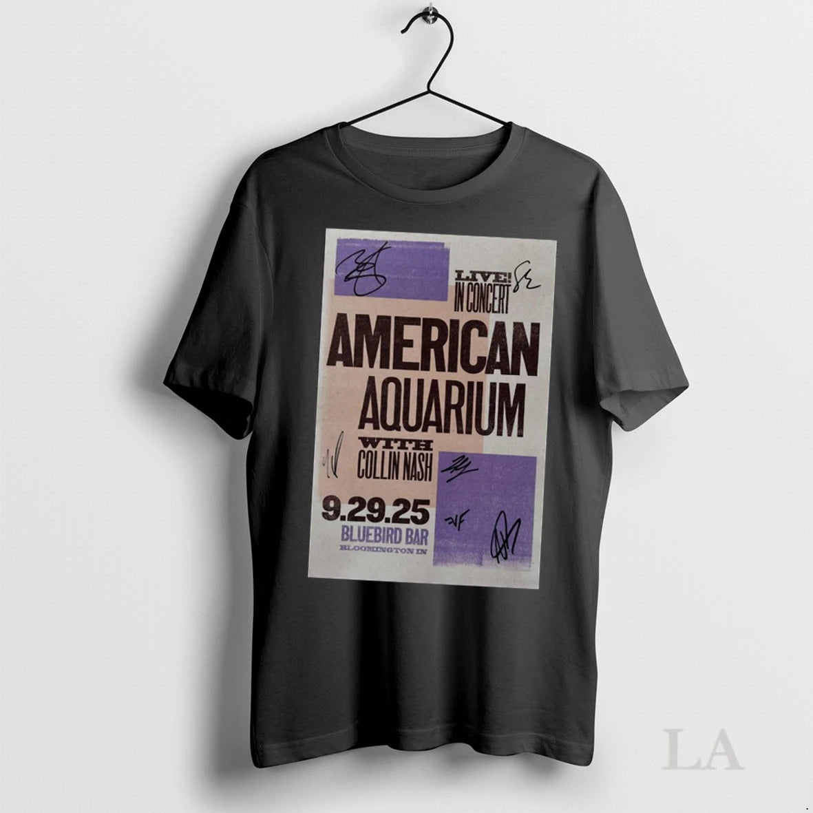 Original American Aquarium Tour Bluebird Bar Bloomington In September 29 2025 Signatures