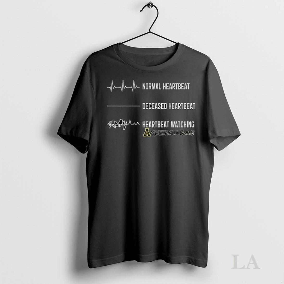 Original Appalachian State Mountaineers Normal Heartbeat Deceased Heartbeat Heartbeat Watching