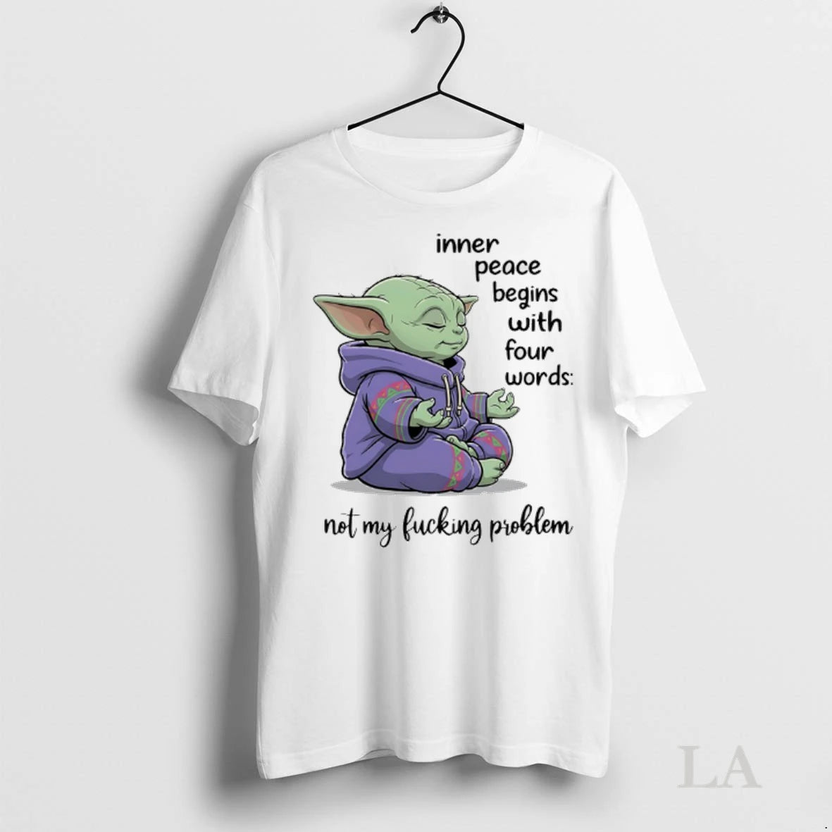 Original Baby Yoga Yoga Inner Peace Behins With Four Words Not My Fucking Problem