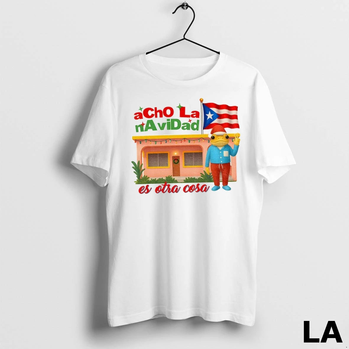 Original Bad Bunny Acho La Navidad Es Otra Cosa Puerto Rico Christmas
