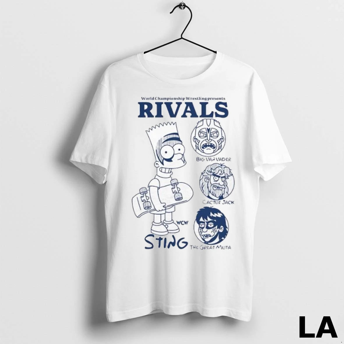 Original Bart Simpson World Championship Wrestling Presents Rivals Wcw Sting Ladies