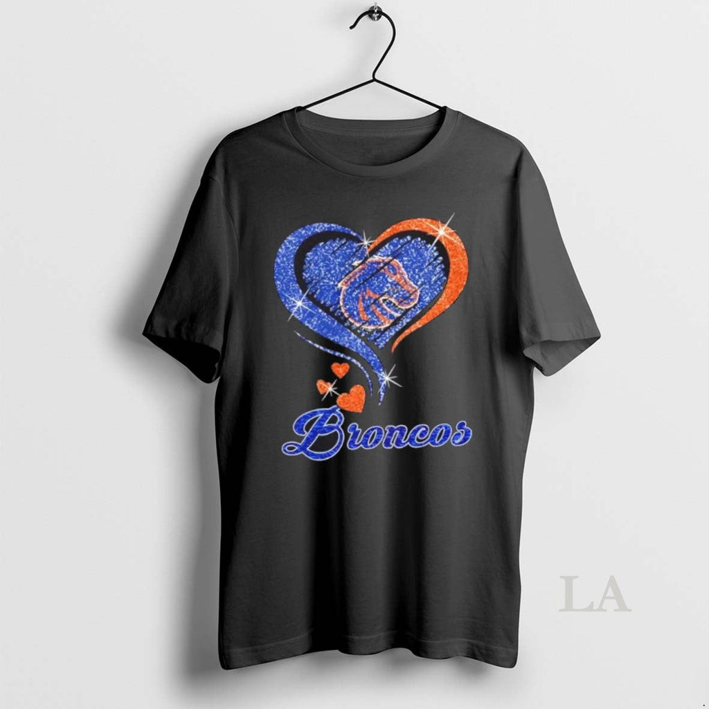 Original Boise State Broncos Football Glitter Heart Fans Tee (1)
