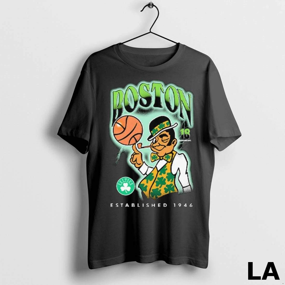 Original Boston Celtics Established 1946 18 Championships Long Sleve