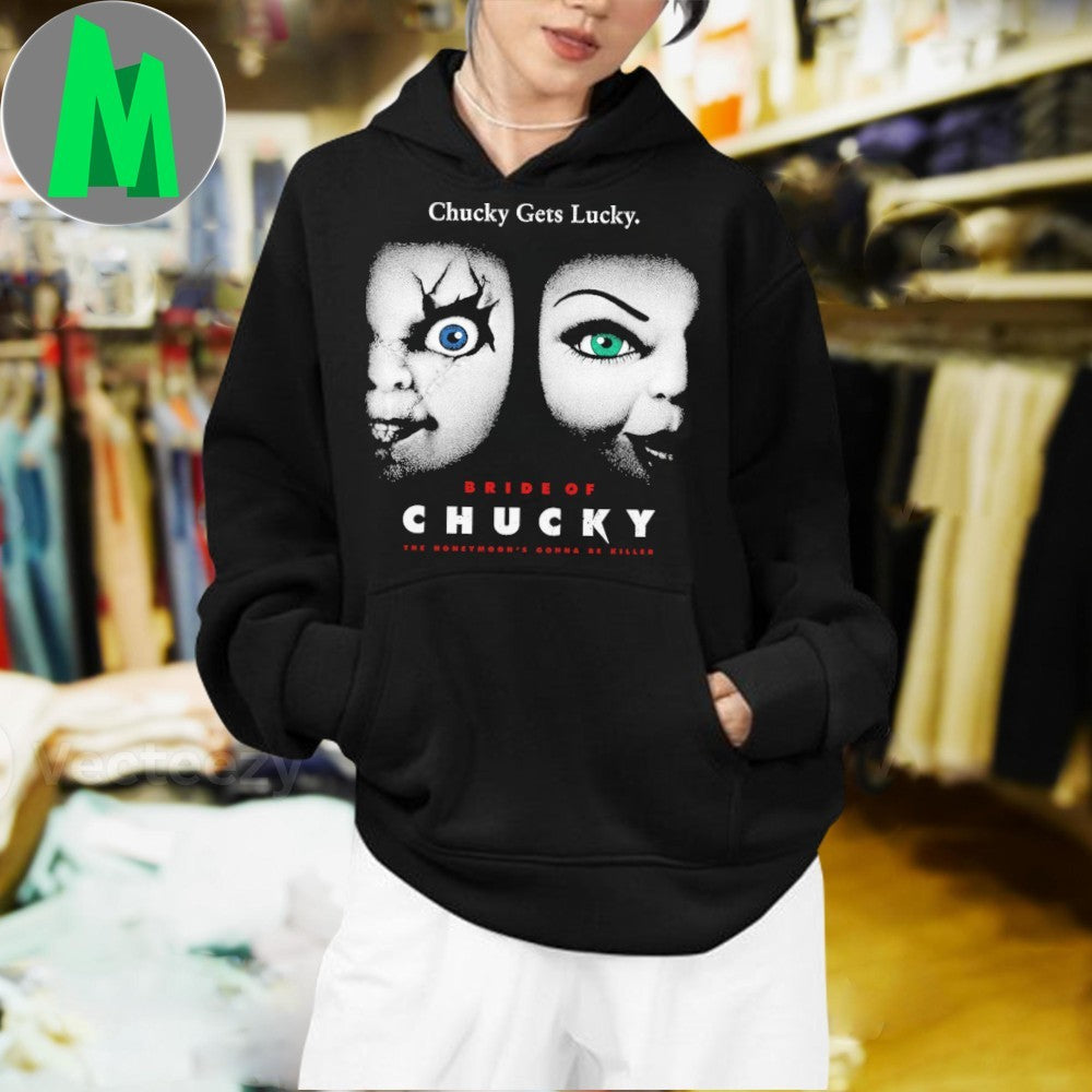 Original Bride of Chucky Horror Chucky & Tiffany Fan Shirt