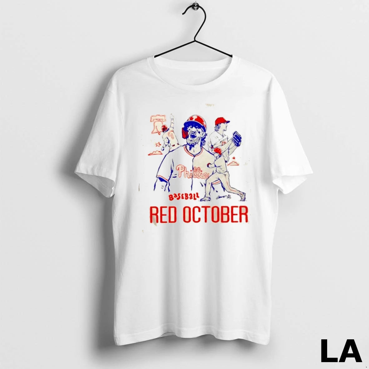 Original Bryce Harper Philadelphia Phillies Red October Baseball Halloween
