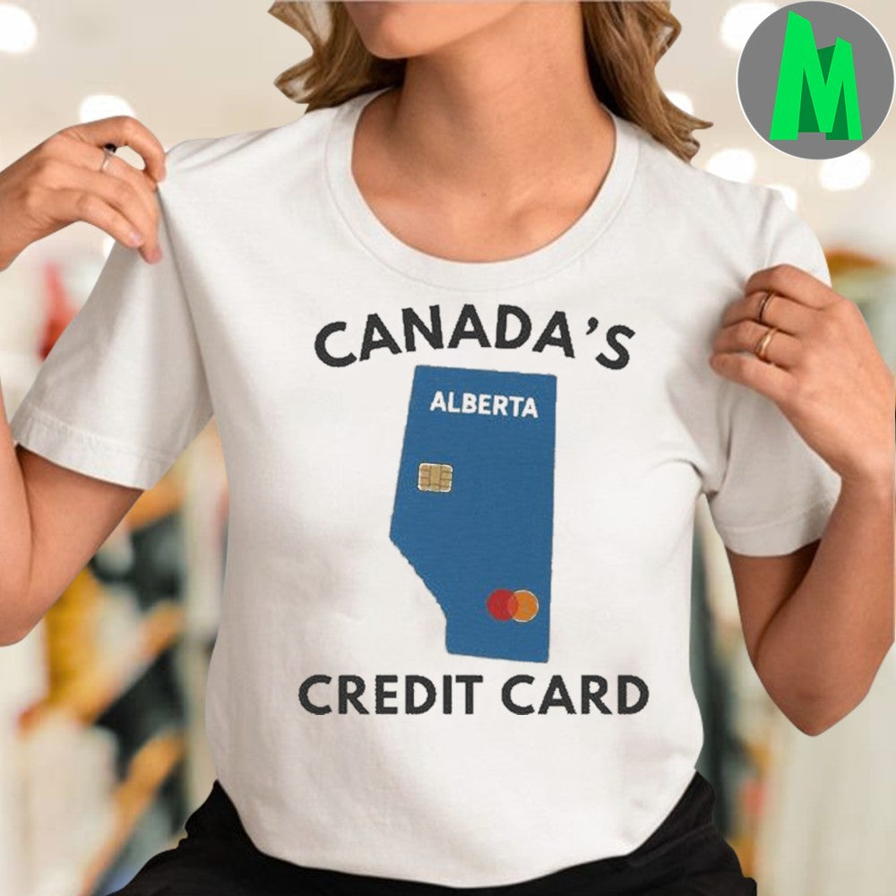 Original Canada’s Alberta Credit Card Graphic T-Shirt