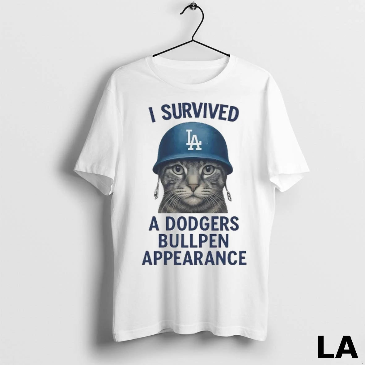 Original Cat I Survived A Dodgers Bullpen Appearance