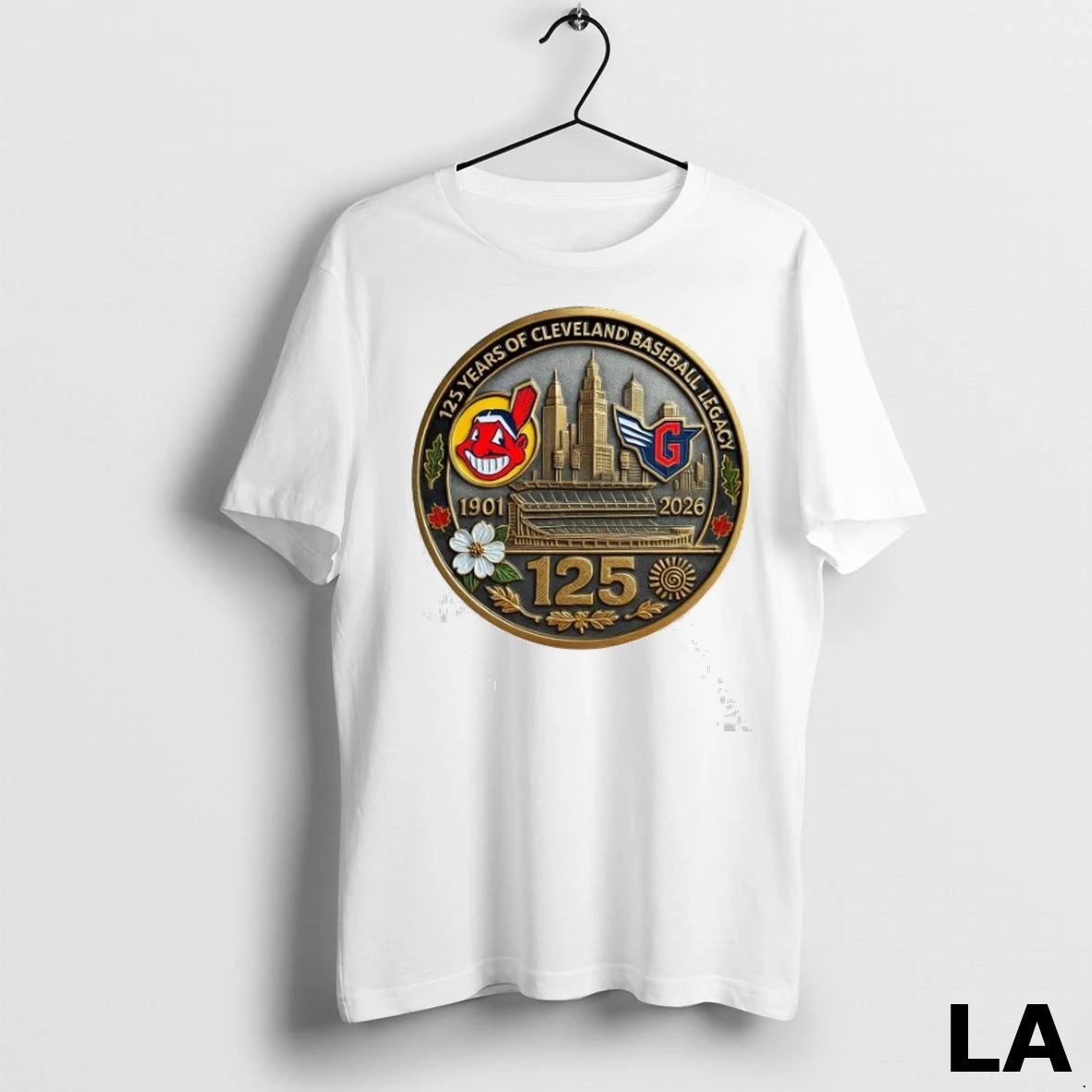 Original Cleveland Guardians 125th Anniversary Commemorative 1901 2026 Ladies