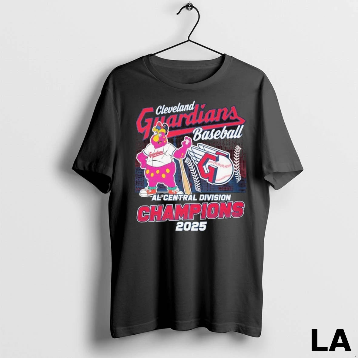 Original Cleveland Guardians 2025 Al Central Division Champions Mlb Mascot