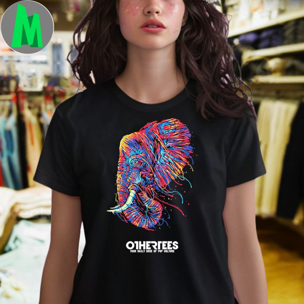 Original Colorful Elephant Your Daily Dose Of Pop Culture Shirt