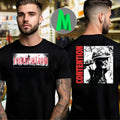 Original Contention Hardcore Punk Slogan Graphic T-Shirt