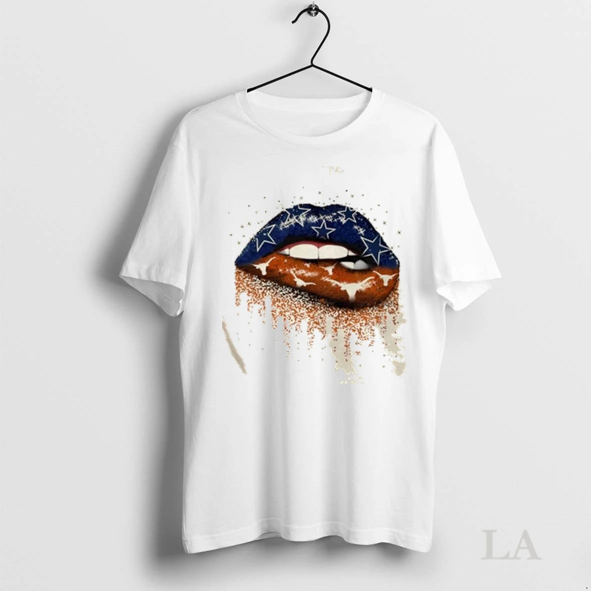 Original Dallas Cowboys X Texas Longhorns Lips