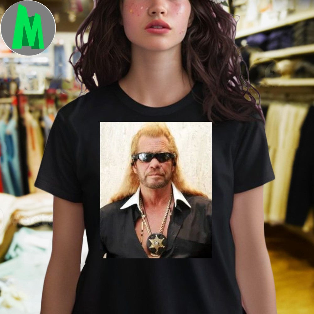 Original Duane Dog the Bounty Hunter Chapman Portrait T-Shirt – Reality TV Star Fan Apparel