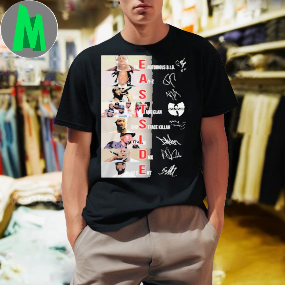 Original Eastside Hip Hop Legends Signatures Shirt