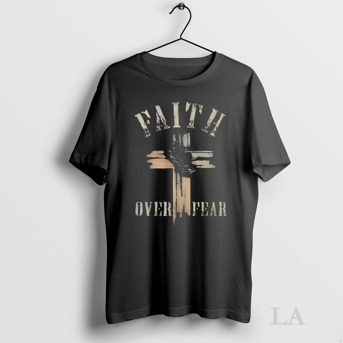 Original Faith Over Fear Cross Crown Of Thorns