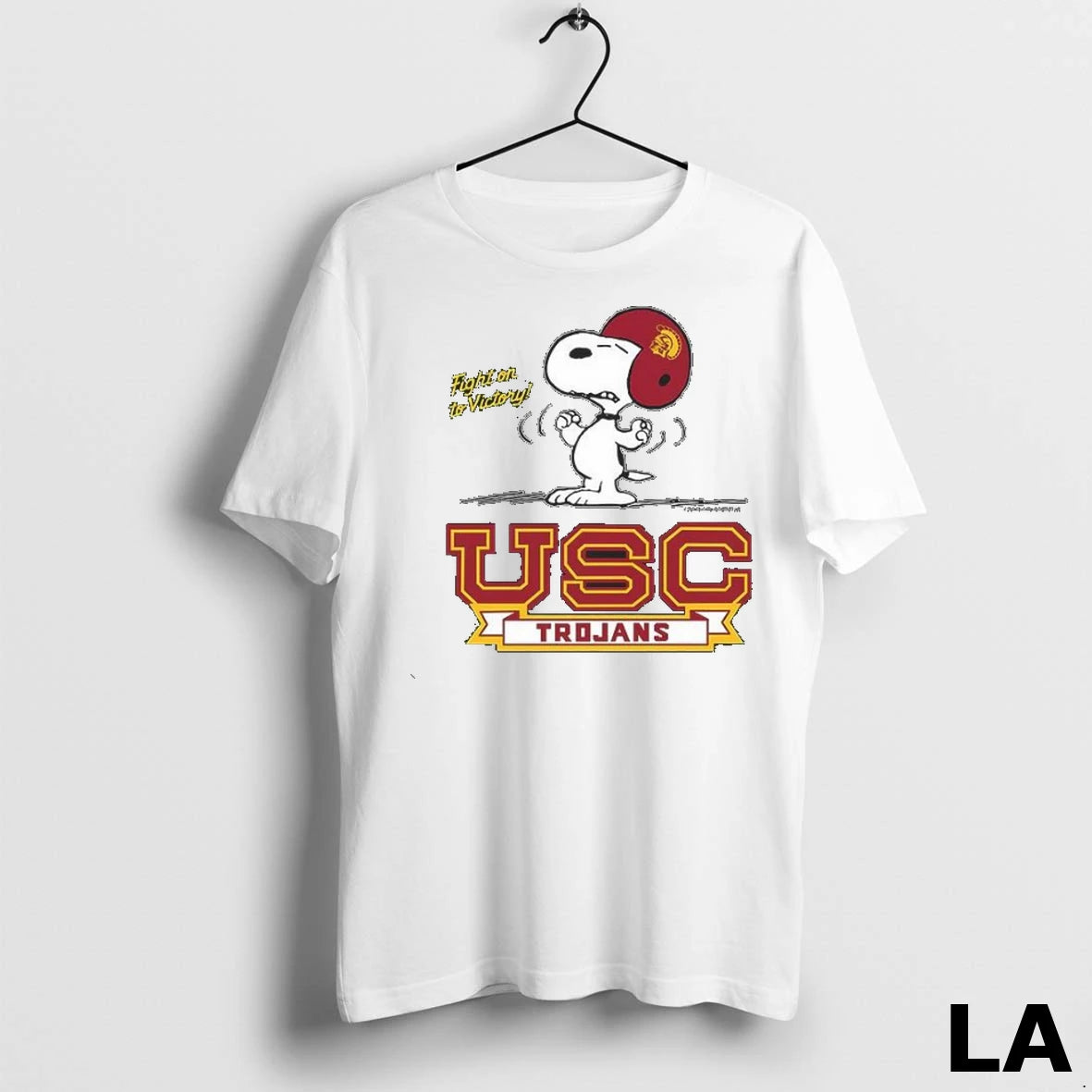 Original Fight On To Victory Peanuts X Usc Football Trojans