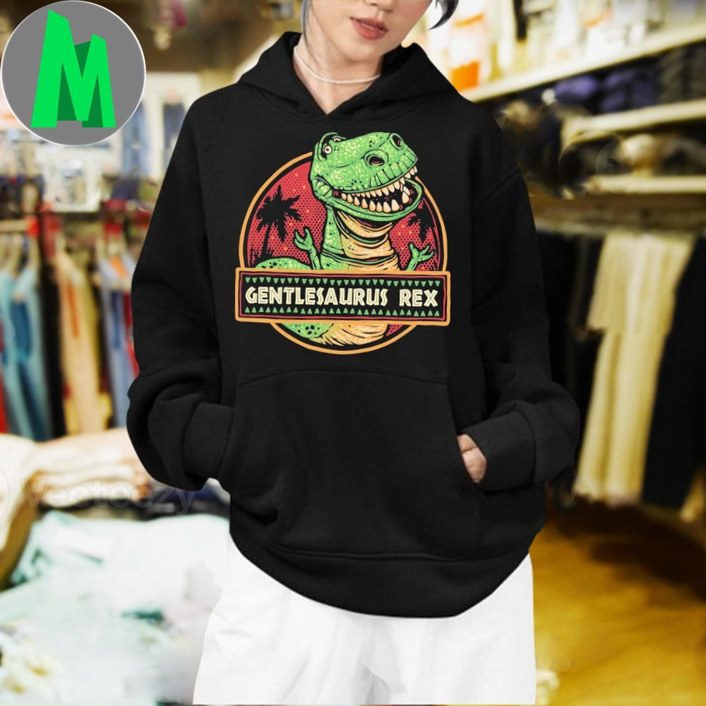 Original Gentlesaurus Rex Funny Dinosaur Shirt