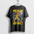 Original Go Blue Michigan Wolverines Monster Dunk Halloween