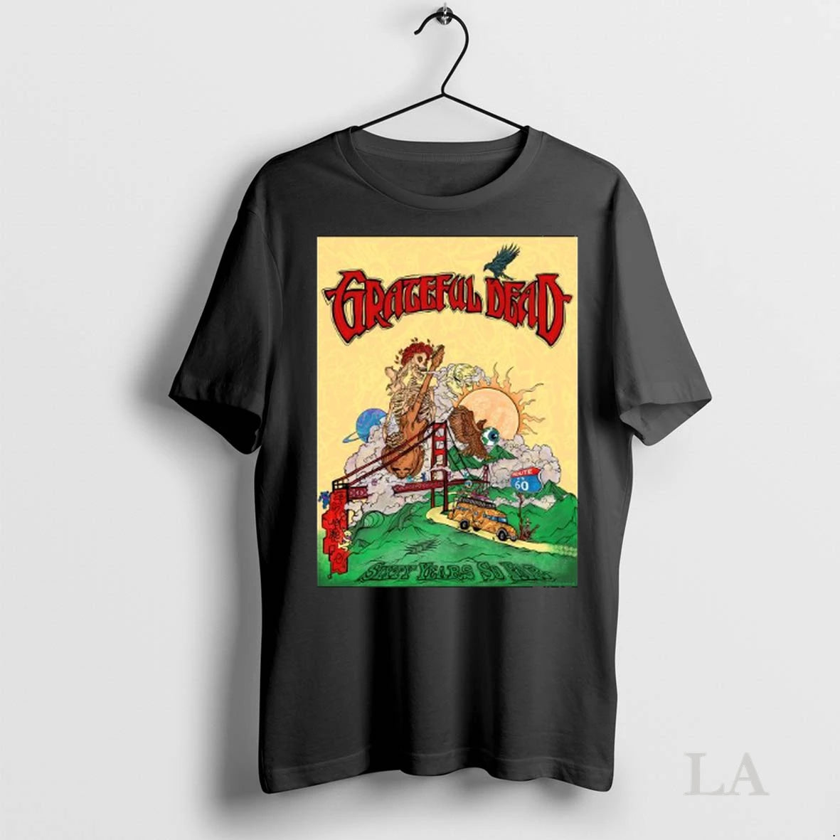 Original Grateful Dead 60 Years So Far Foil 2025 Long Sleve