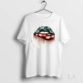 Original Green Bay Packers X Wisconsin Badgers Lips
