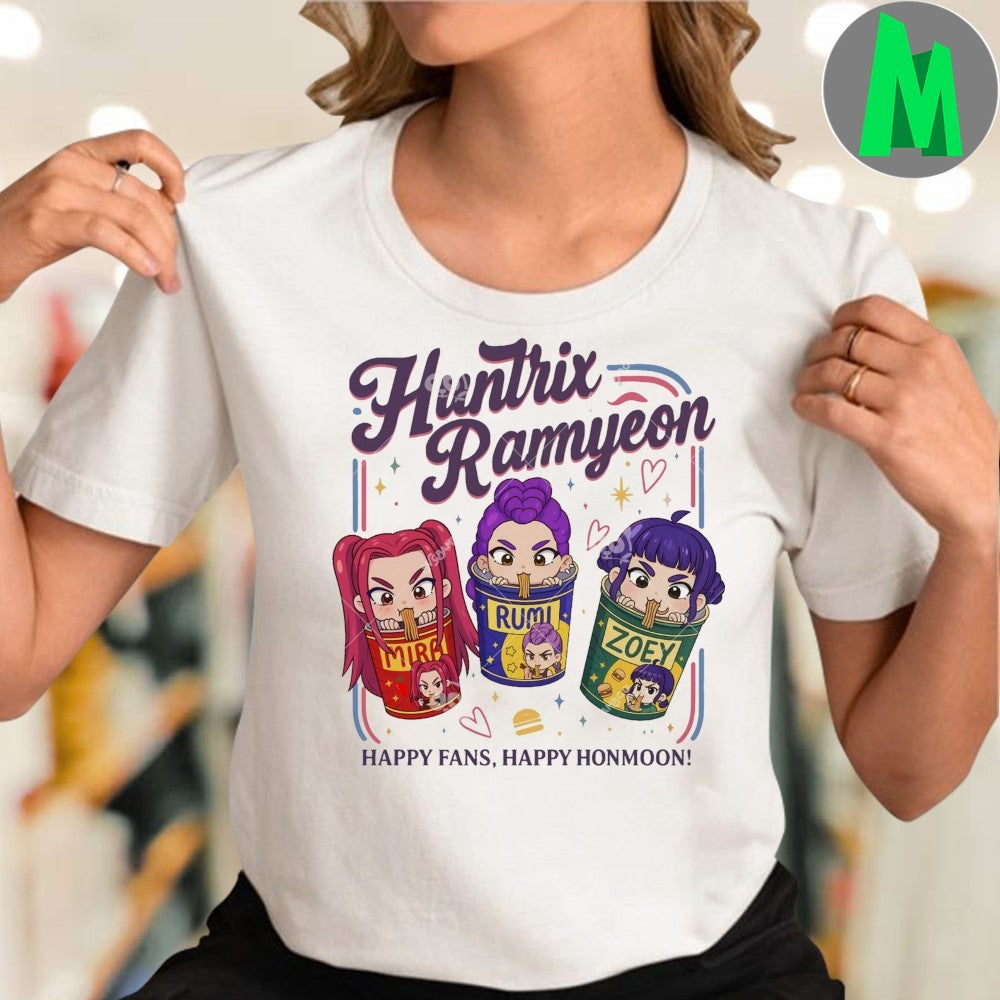 Original Huntrix Ramyeon Kpop Demon Hunters Shirt