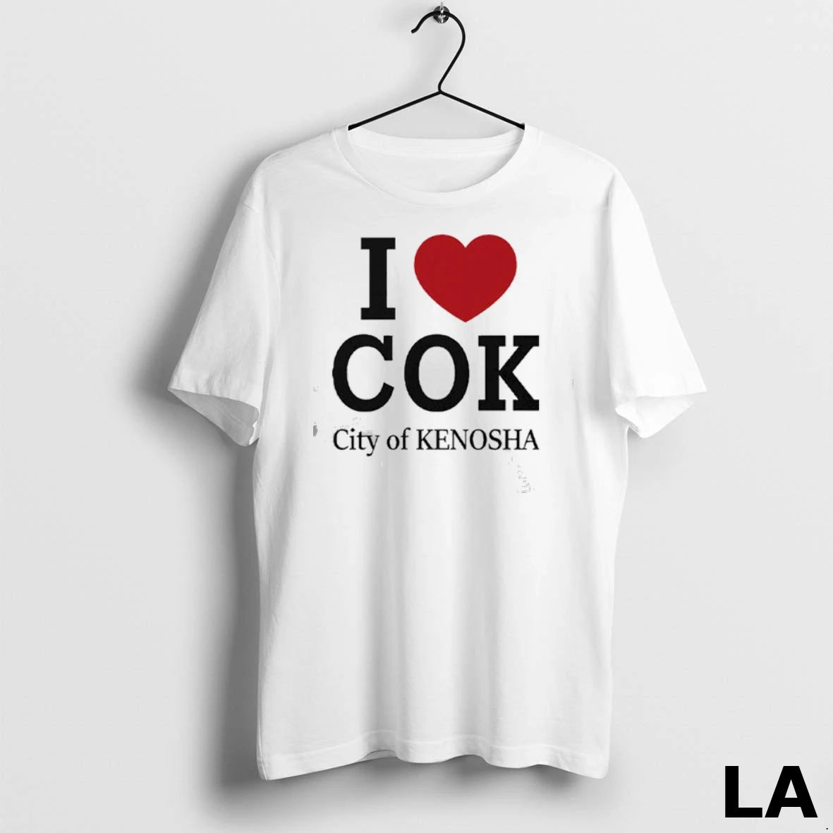 Original I Love Cok City Of Kenosha Ladies