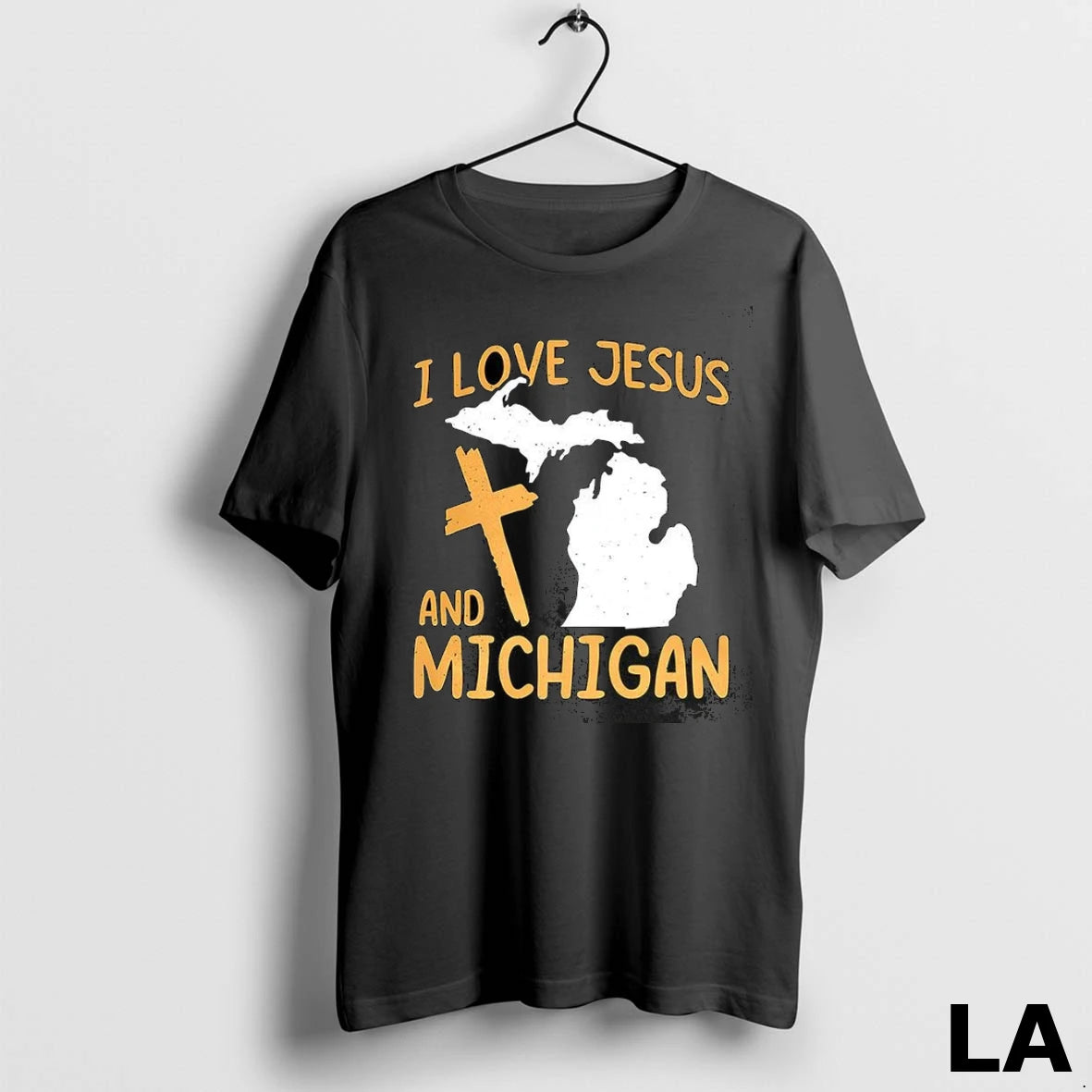 Original I Love Jesus And Michigan Lover Christian