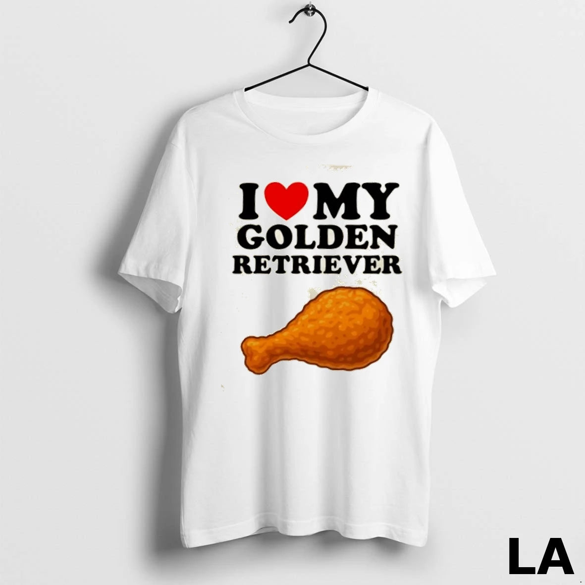 Original I Love My Golden Retriever Chicken Drumstick