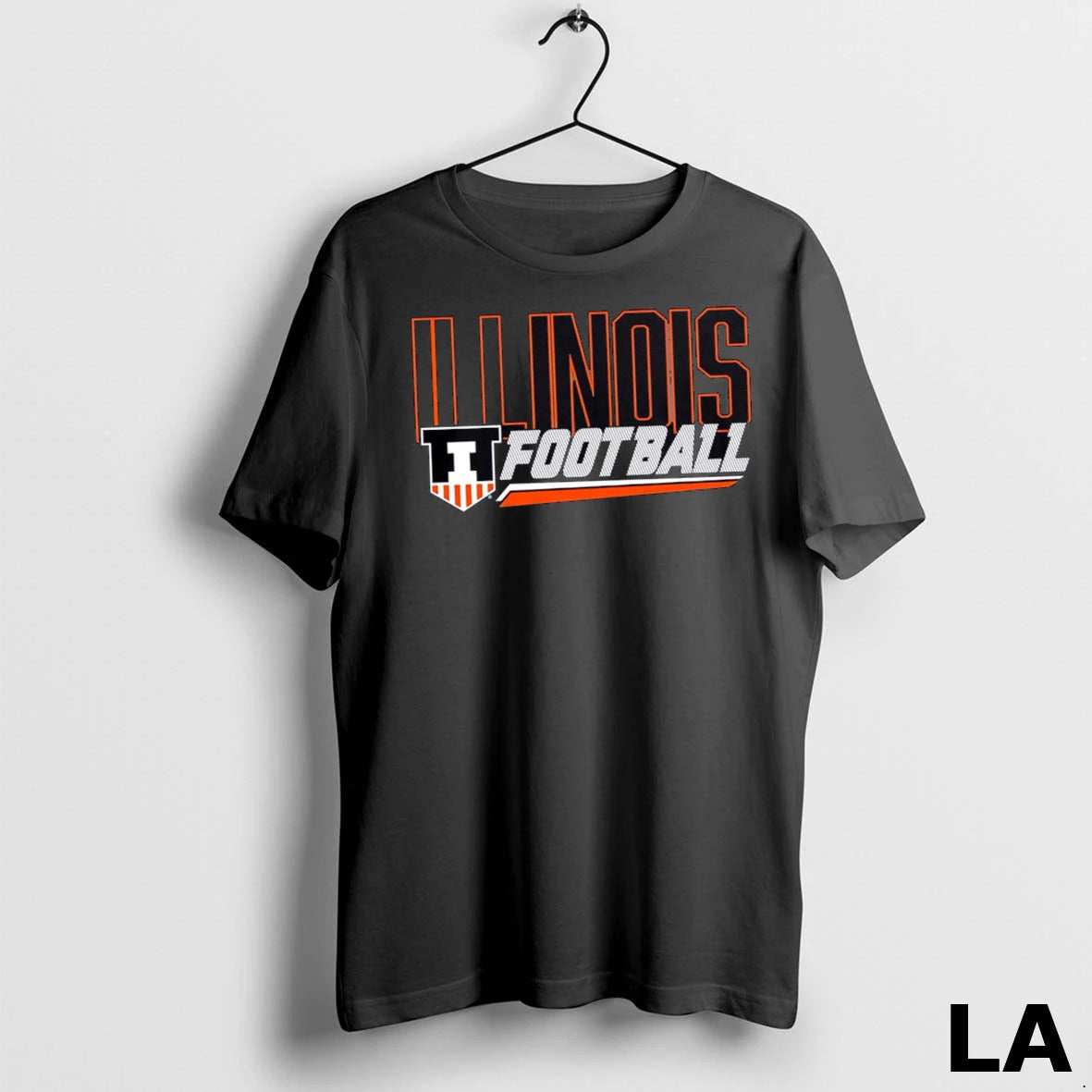 Original Illinois Football Shield Slant