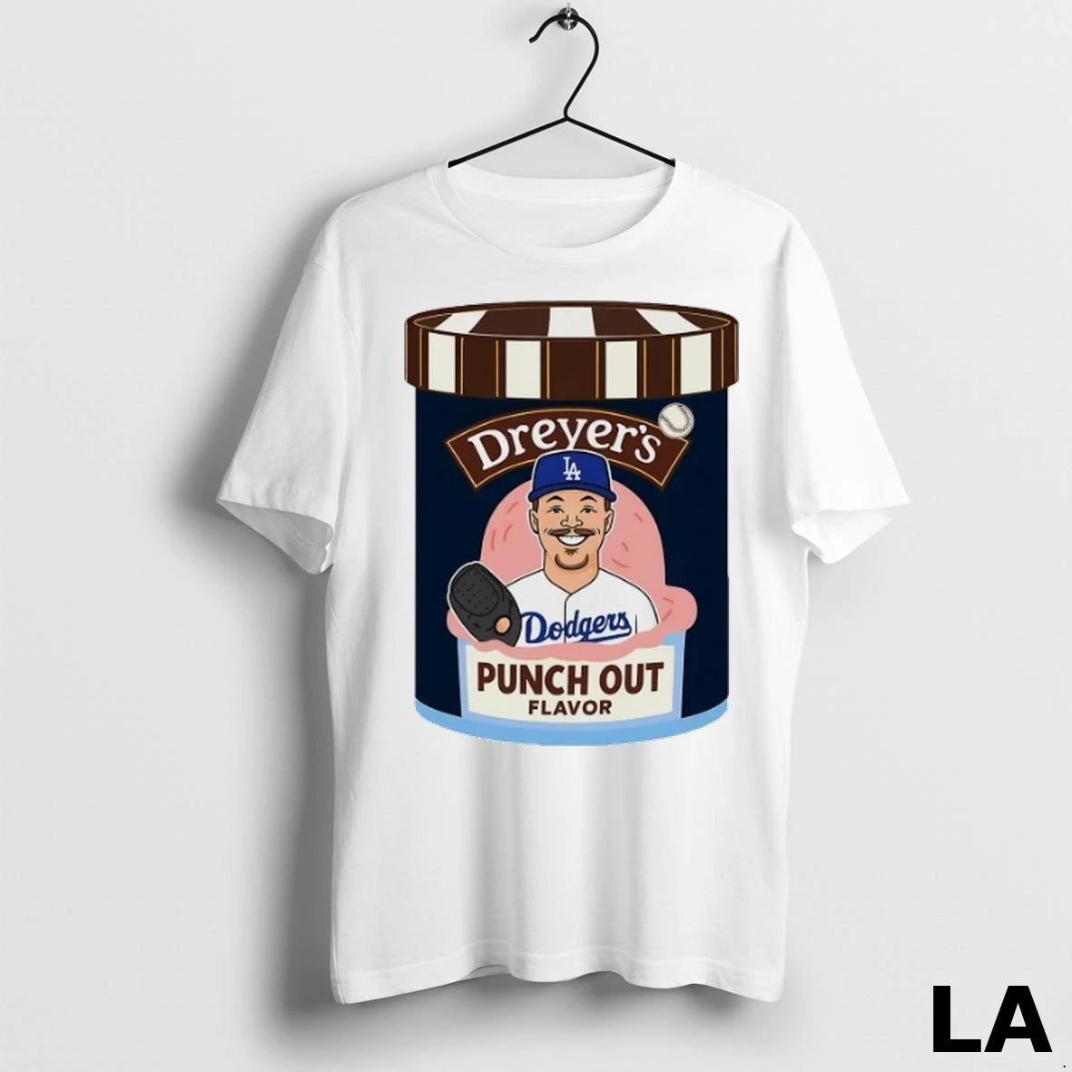 Original Jack Dreyer Ice Cream Punch Out Flavor La Dodgers
