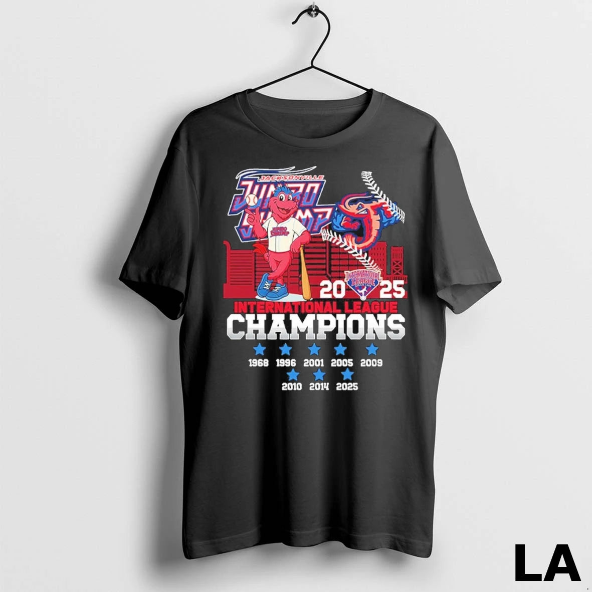 Original Jacksonville Jumbo Shrimp International League Champions 2025 Mascot