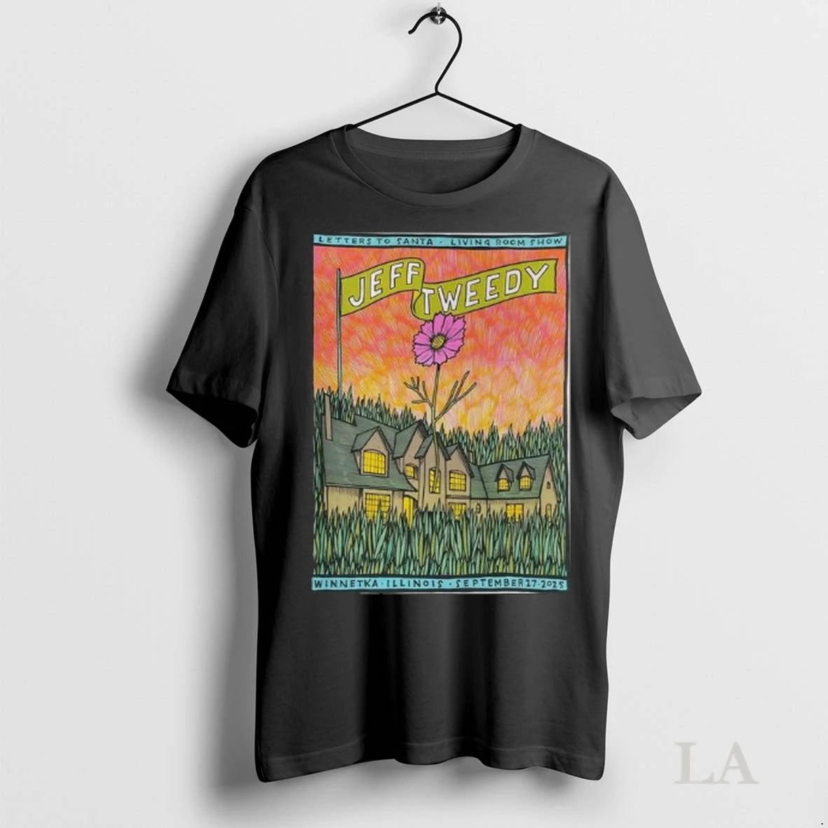 Original Jeff Tweedy Tour Winnetka Il 2025 Long Sleve