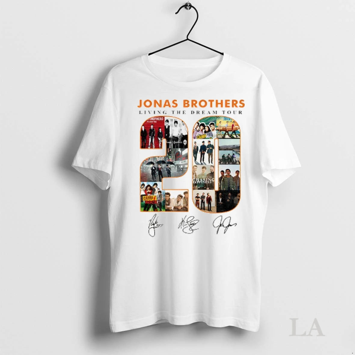 Original Jonas Brothers 20th Anniversary Of Jonas Living The Dream Tour Singature