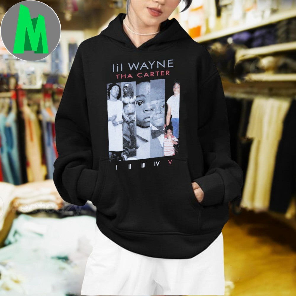 Original Lil Wayne Tha Carter V Album Cover T-Shirt