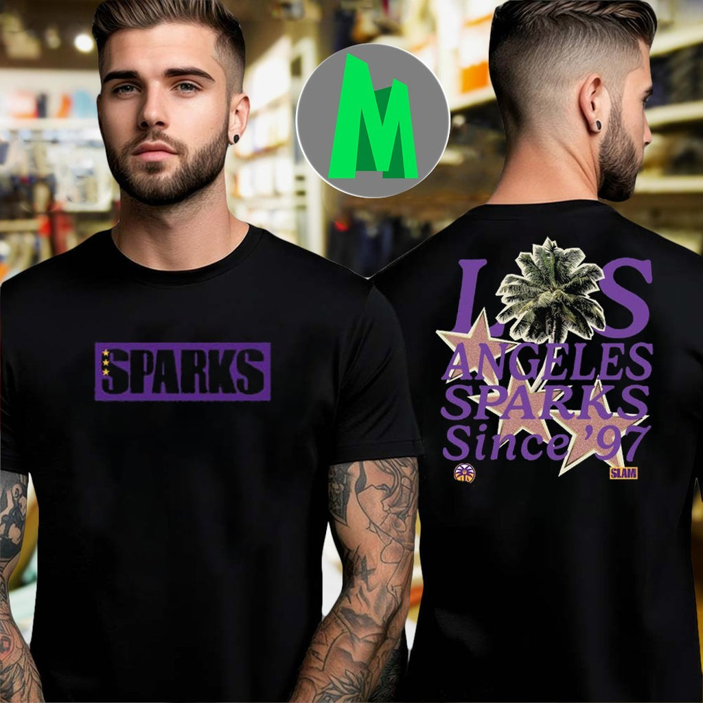 Original Los Angeles Sparks Since ’97 Palm Tree Logo WNBA Basketball Shirt