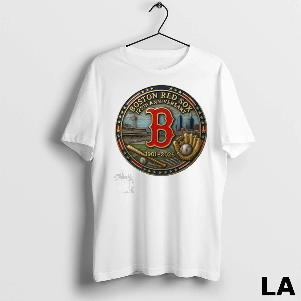 Original Mlb Boston Red Sox 125th Anniversary Commemorative 1901 2026 Ladies