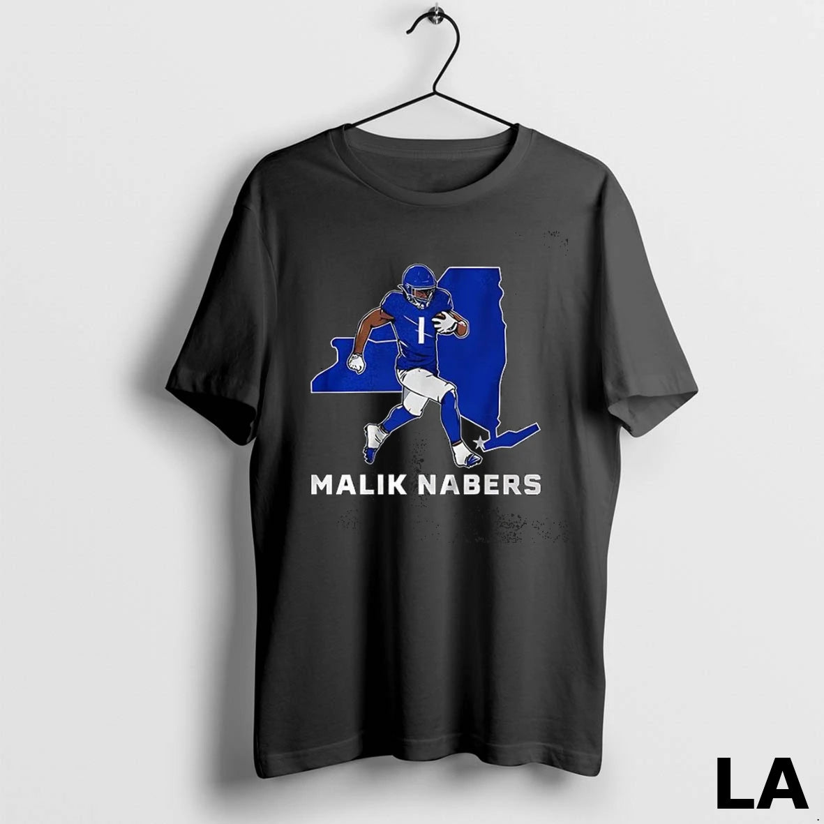Original Malik Nabers New York Giants Football State Star