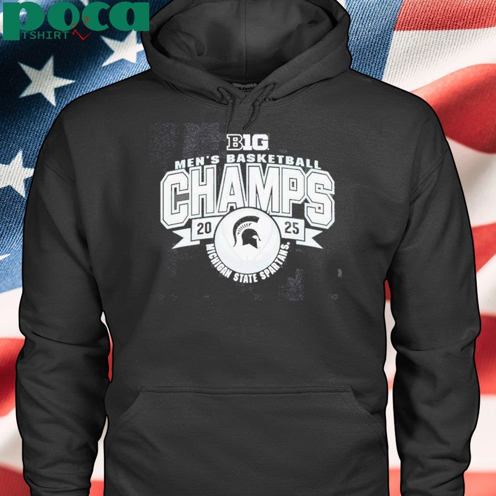 Original Michigan State Spartans 2024 2025 Big 10 Basketball Champions T-Shirt