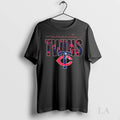 Original Minnesota Twins Skulls Floral Graphic Baseball